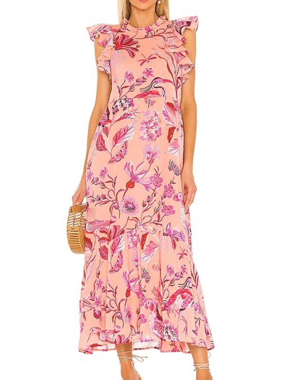 Banjanan Hanna Dress in Jubilee Apricot Blush - XS